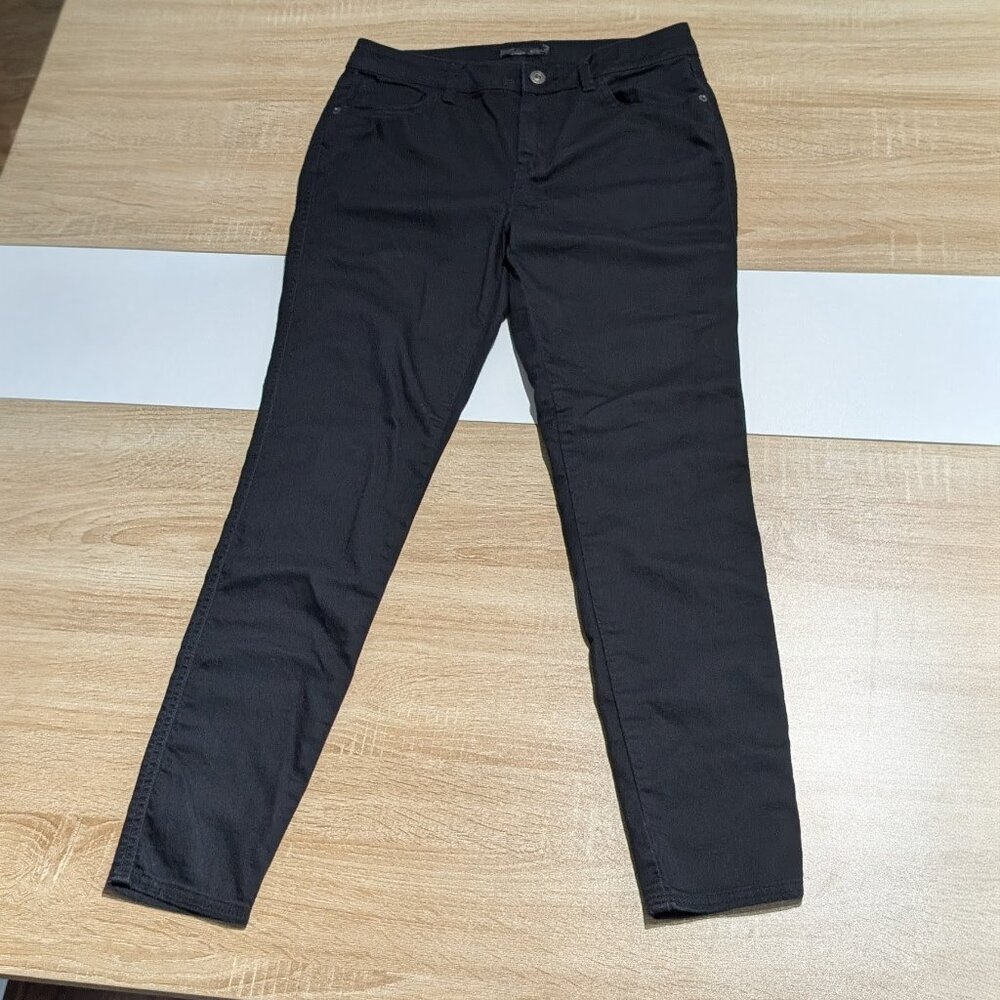 Prana Oday Black Jeans Stretch Regular Inseam, size 8, Organic Cotton Blend - Picture 3 of 10